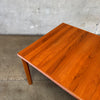 Danish Modern Teak Draw Leaf Dining Table