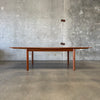 Danish Modern Teak Draw Leaf Dining Table