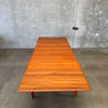 Danish Modern Teak Draw Leaf Dining Table