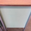 Vintage Mid Century Industrial Modern Sage Green Cabinets