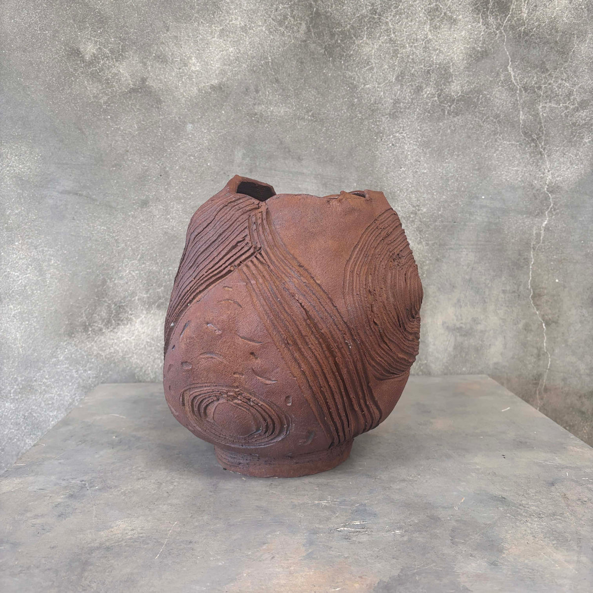 Chizuko "Kitty" Ando Studio Pottery Large Vase 1926