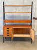 Mid Century Swedish Bookcase Wall Unit 1950s