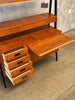 Mid Century Swedish Bookcase Wall Unit 1950s