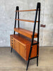 Mid Century Swedish Bookcase Wall Unit 1950s