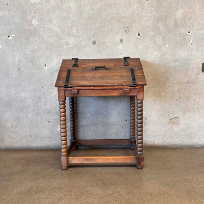 Imperial Monk Desk Circa 1930 Monterey Style - Mahogany