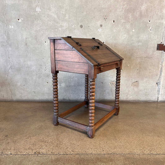 Imperial Monk Desk Circa 1930 Monterey Style - Mahogany