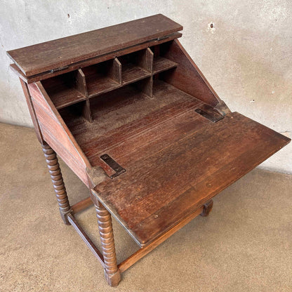 Imperial Monk Desk Circa 1930 Monterey Style - Mahogany