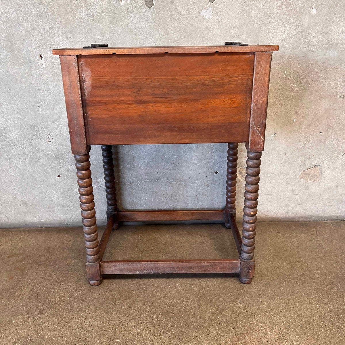 Imperial Monk Desk Circa 1930 Monterey Style - Mahogany