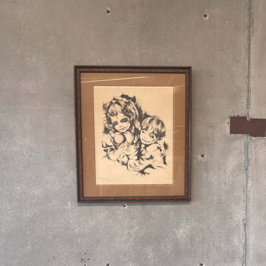 Vintage Artwork Signed + Numbered by Hyacinthe Kuller