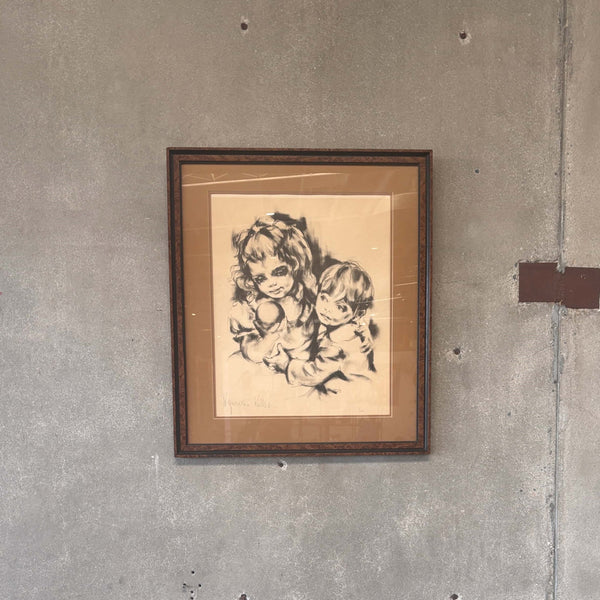 Vintage Artwork Signed + Numbered by Hyacinthe Kuller
