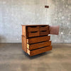 Mid Century Modern Highboy Dresser in Danish Walnut