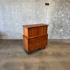 Mid Century Modern Highboy Dresser in Danish Walnut