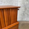 Mid Century Modern Highboy Dresser in Danish Walnut