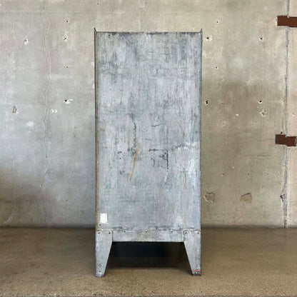 Vintage Dohrmann Hotel Supply Industrial Galvanized Steel Cabinet c. 1930-40s
