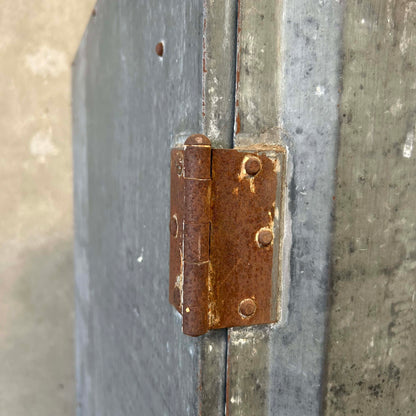 Vintage Dohrmann Hotel Supply Industrial Galvanized Steel Cabinet c. 1930-40s