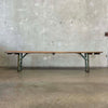 Beer Garden Table w/ Folding Benches