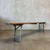 Beer Garden Table w/ Folding Benches