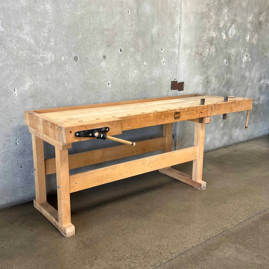 Vintage Shop Smith Carpenter's Wood Working Work Bench