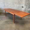 Danish Teak Draw Leaf Dining Table