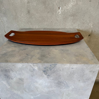 Mid Century Modern Teak Serving Tray #802 by Dansk Denmark