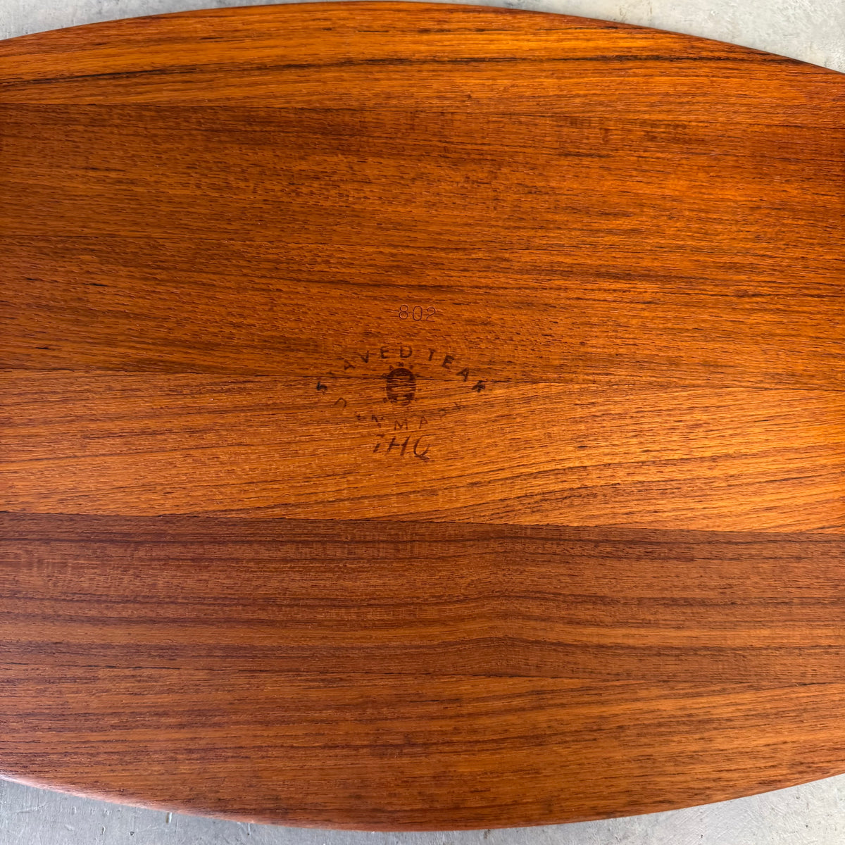 Mid Century Modern Teak Serving Tray #802 by Dansk Denmark