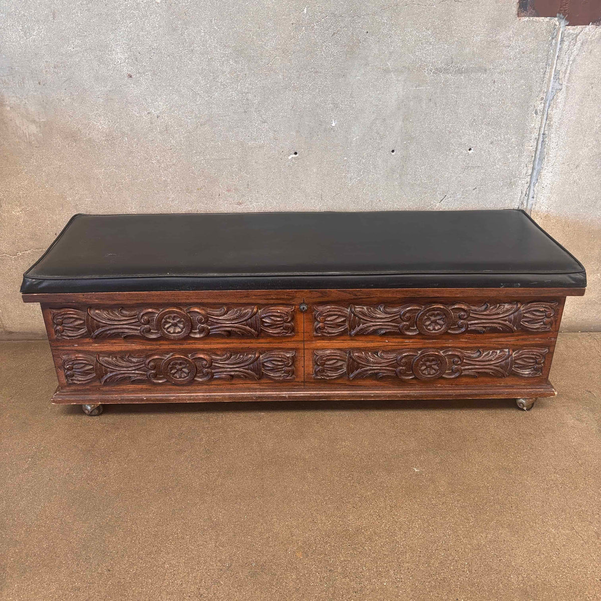 Vintage Cedar/Walnut Blanket Chest By Lane - Lock Disabled / As Is