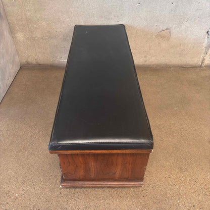Vintage Cedar/Walnut Blanket Chest By Lane - Lock Disabled / As Is