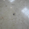 Vintage Beige Round Pedestal Marble Dining Table