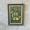Mid Century Modern Pallet Knife Painting