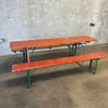 Beer Garden Table w/ Folding Benches