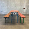 Beer Garden Table w/ Folding Benches