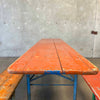 Beer Garden Table w/ Folding Benches