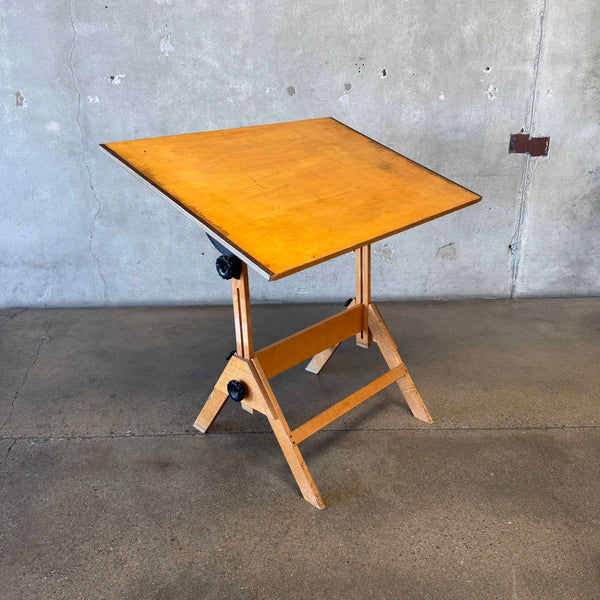 Vintage Adjustable Drafting Table c. 1960's - 70's