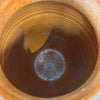 Vintage Mexican Folk Pottery Olla / Pot with Iron Stand c. 1950s