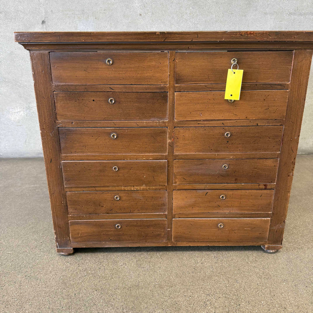 Vintage 24 Drawer Double Sided file Cabinet