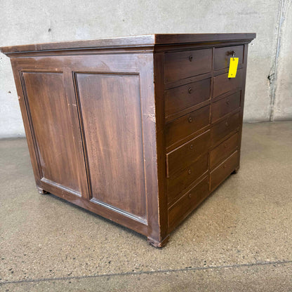 Vintage 24 Drawer Double Sided file Cabinet