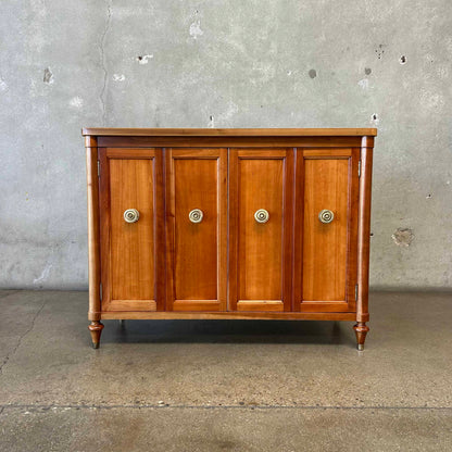 Mid Century Modern Natural Classic Cherry Wood Cabinet