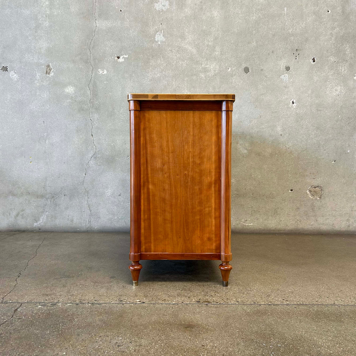 Mid Century Modern Natural Classic Cherry Wood Cabinet