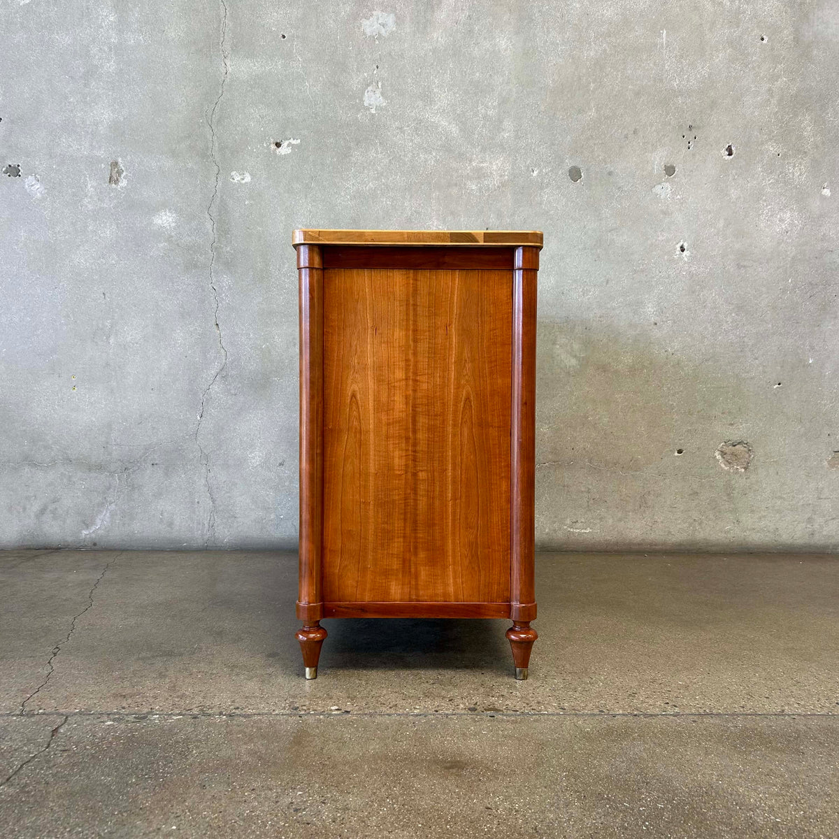 Mid Century Modern Natural Classic Cherry Wood Cabinet