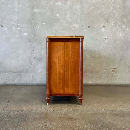 Mid Century Modern Natural Classic Cherry Wood Cabinet