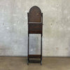 Antique Tiger Entry/Hall Stand w/Beveled Mirror