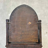 Antique Tiger Entry/Hall Stand w/Beveled Mirror