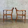 Century Furniture Co. Caned Arm Chairs