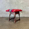 Mission Bench w/ Wood Carving