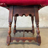 Mission Bench w/ Wood Carving