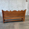 Carved Wood Bench