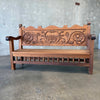 Carved Wood Bench