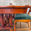 1920's American Made Dining Table With 6 Chairs