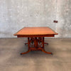 1920's American Made Dining Table With 6 Chairs