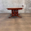 1920's American Made Dining Table With 6 Chairs